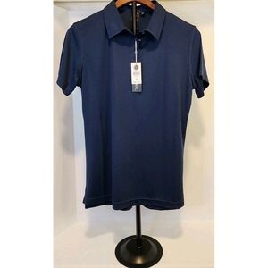Burnside Mens Short Sleeved Navy Pullover M NWT